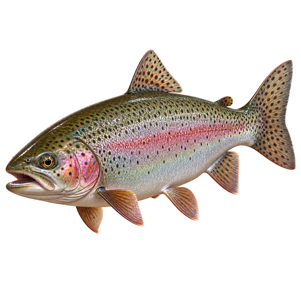 rainbow trout transparent original asset